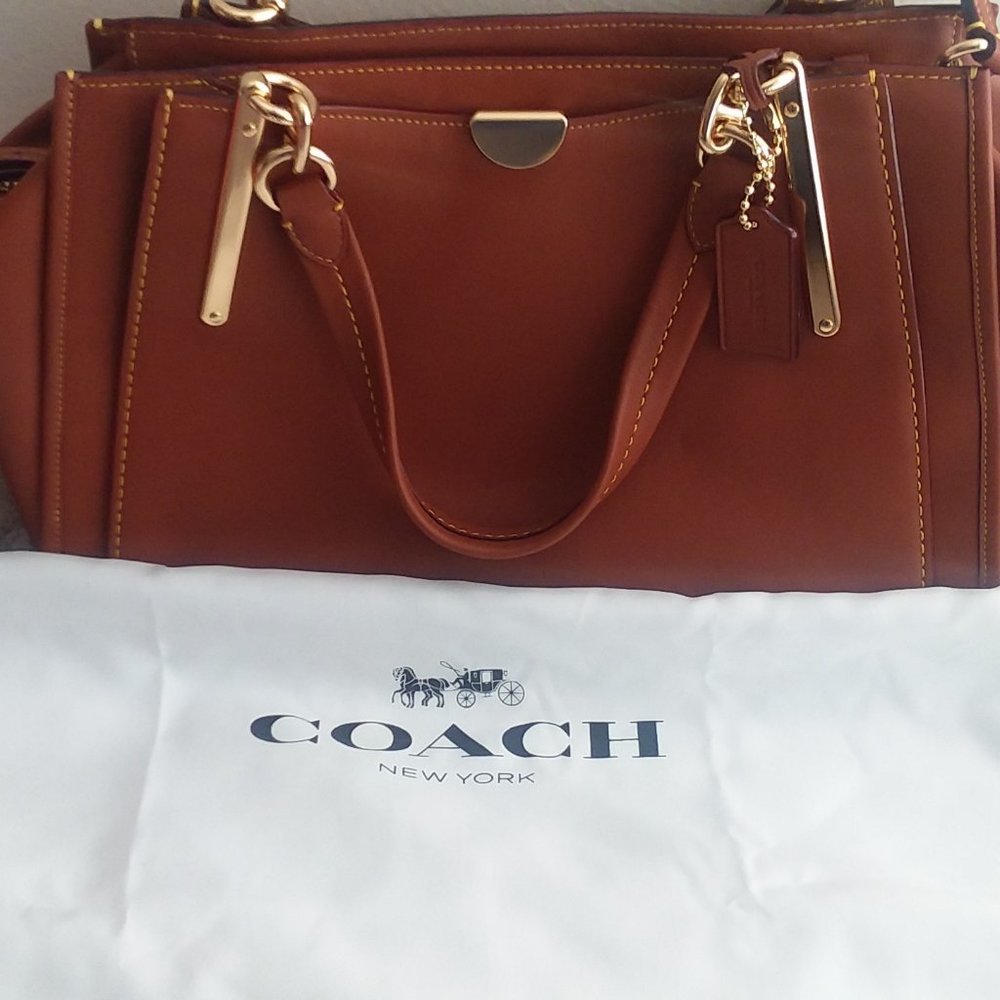 Coach Dreamer 36 Saddle/Gold